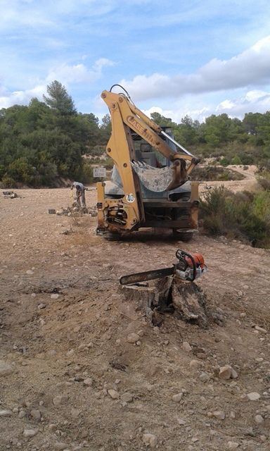 Máquinas y Maderas Navarro excavadora 2